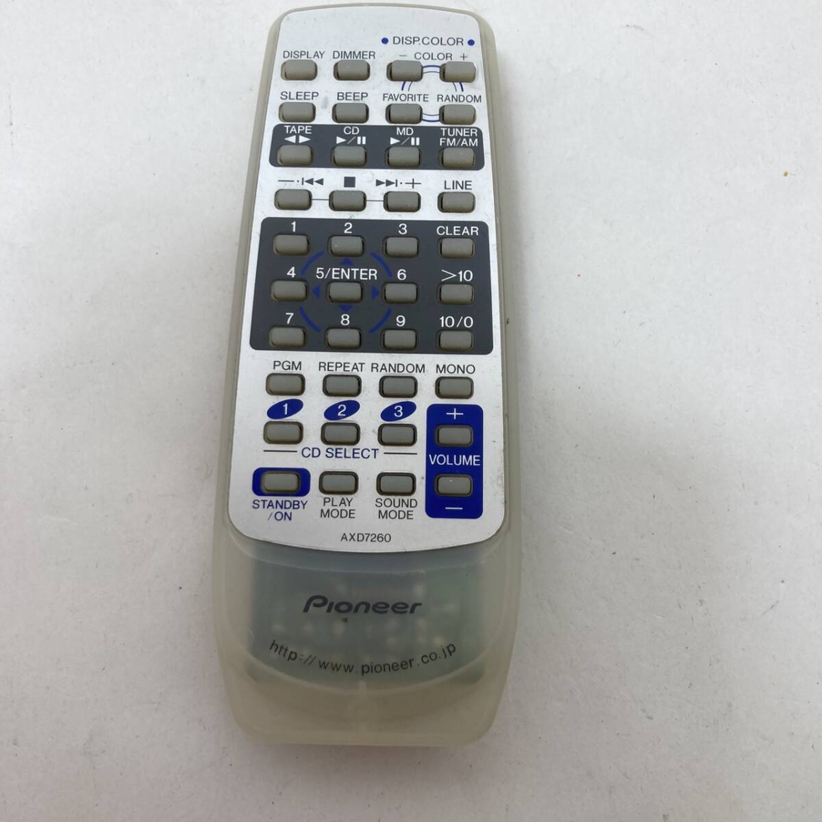 【パイオニア 純正 リモコン 23F12】動作保証 即日発送 AXD7260 オーディオリモコン MDミニコン X-MDX717 XR-MDX717用拍卖
