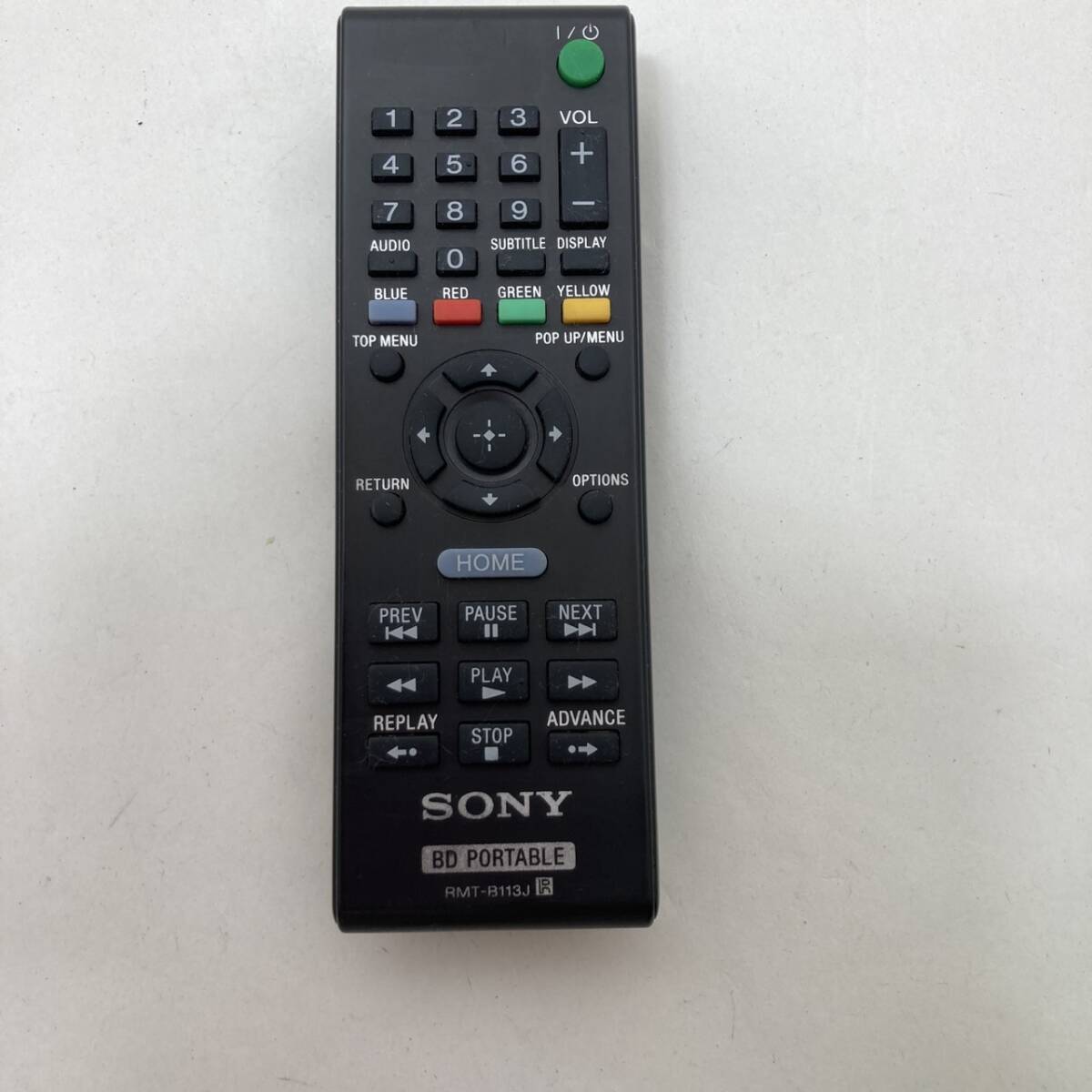 【ソニー 純正 リモコン 23C12】動作保証 即日発送 RMT-B113J ブルーレイ ポータブルBDプレーヤー用拍卖