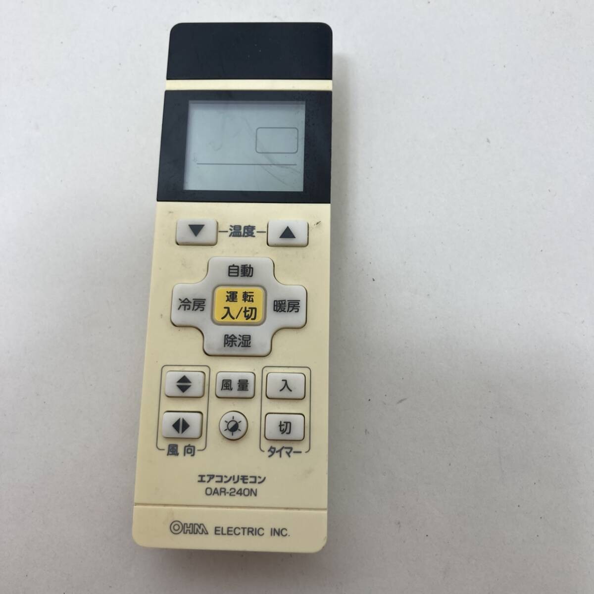 【OHM 純正 リモコン 23Y10】動作保証 即日発送 OAR-240N エアコン用拍卖