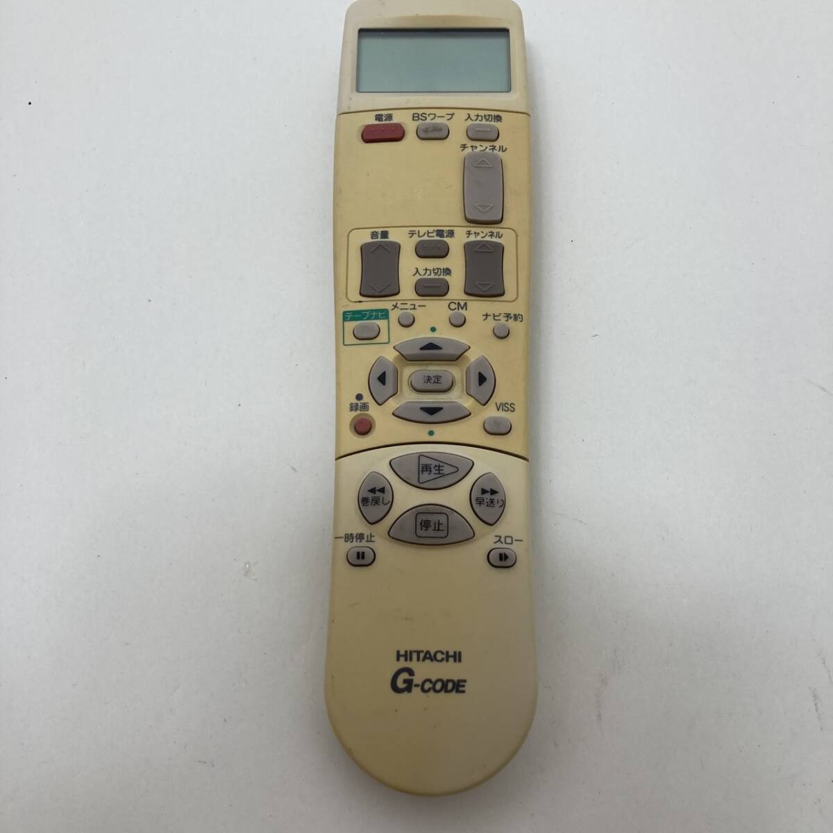 【日立 純正 リモコン 23T10】動作保証 即日発送 RM710 ビデオデッキ用 7B-BF310 7B-BS710 7B-BS810N 7B-FV210 7B-SV510 VT-SV99NV 等拍卖