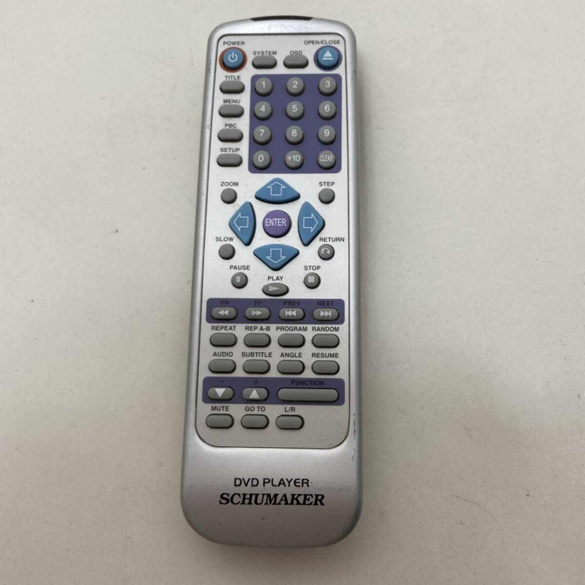 【SCHUMAKER 純正 リモコン 23N17】動作保証 即日発送 DVDプレイヤー用拍卖