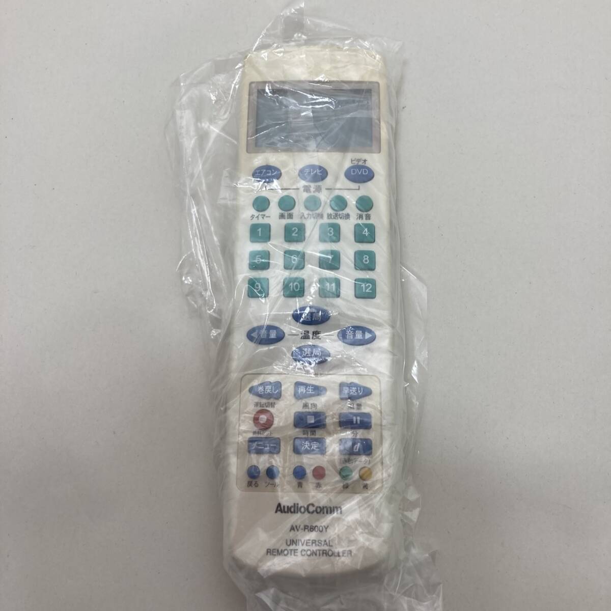 【Audio Comm 純正 リモコン 24F20】動作保証 即日発送 多機能リモコン AV-R600Y拍卖