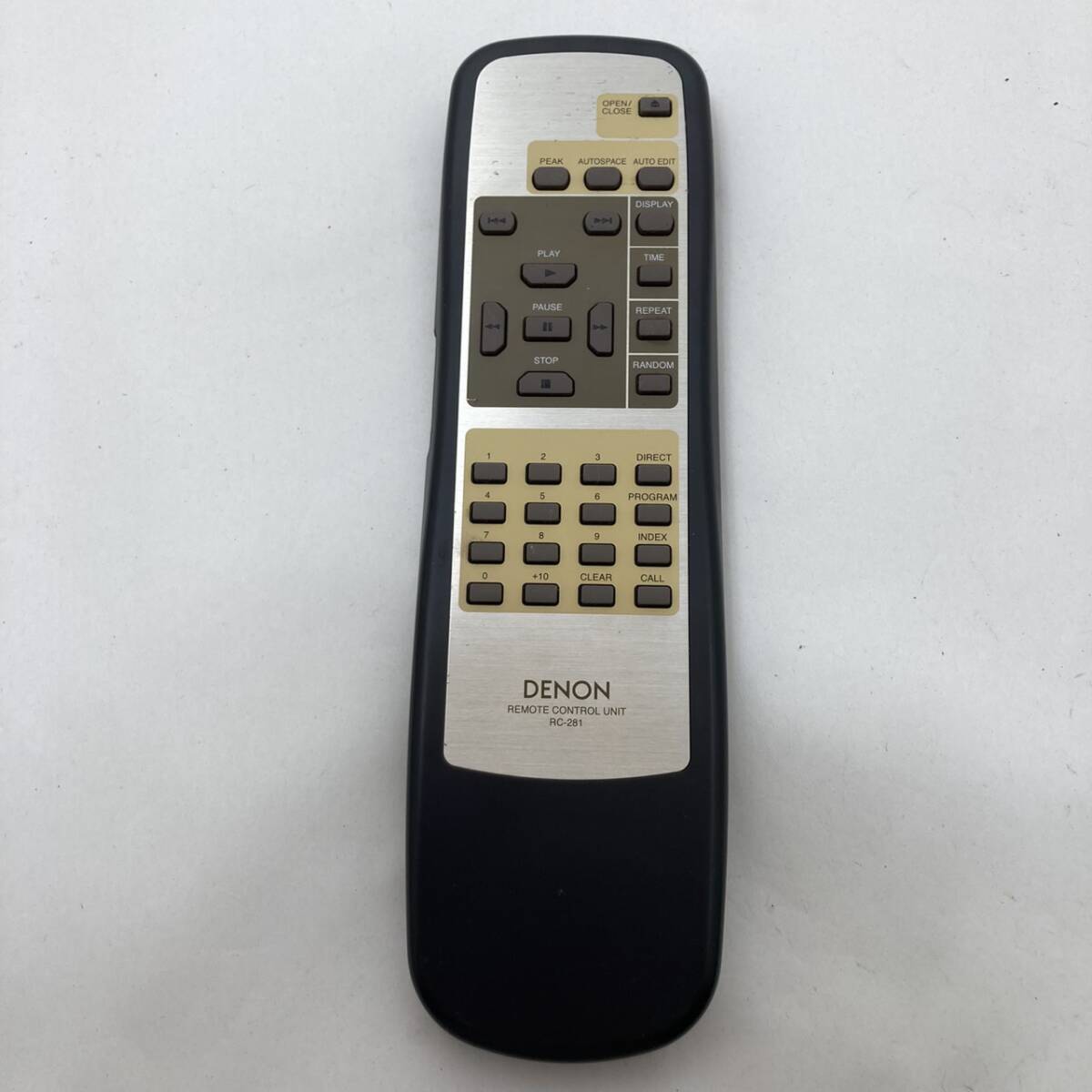 【デノン 純正 リモコン 24D14】動作保証 即日発送 RC-281 DENON RC-281 DCD-1650SR用 CDプレーヤー用拍卖