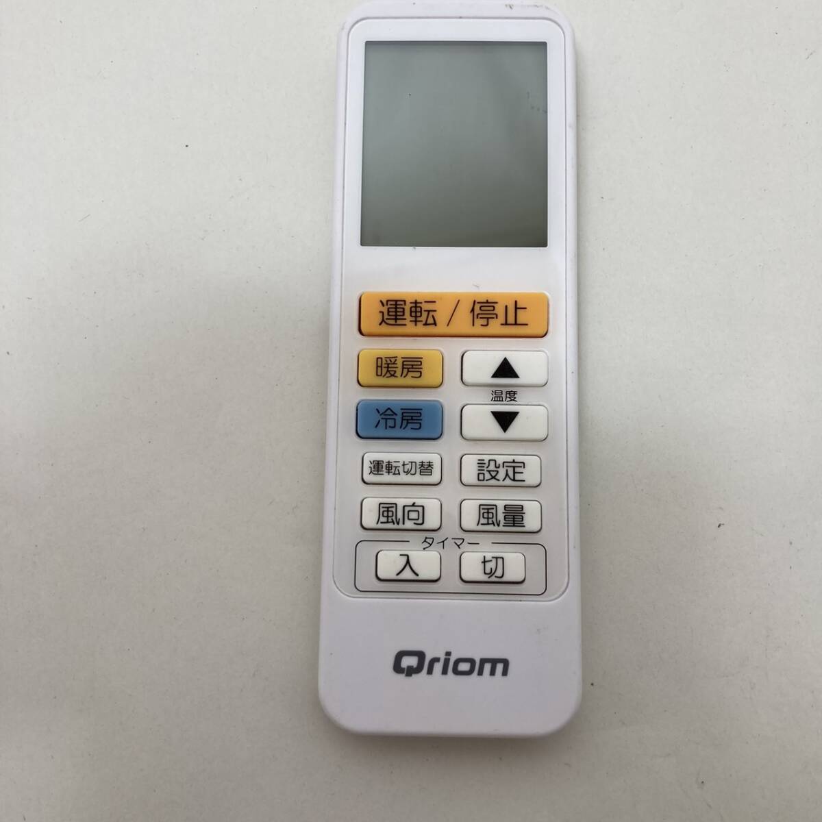 【Qriom リモコン 24A18】動作保証 即日発送 QRA-AS100 YAMAZEN 山善 キュリオム 汎用 エアコン用拍卖