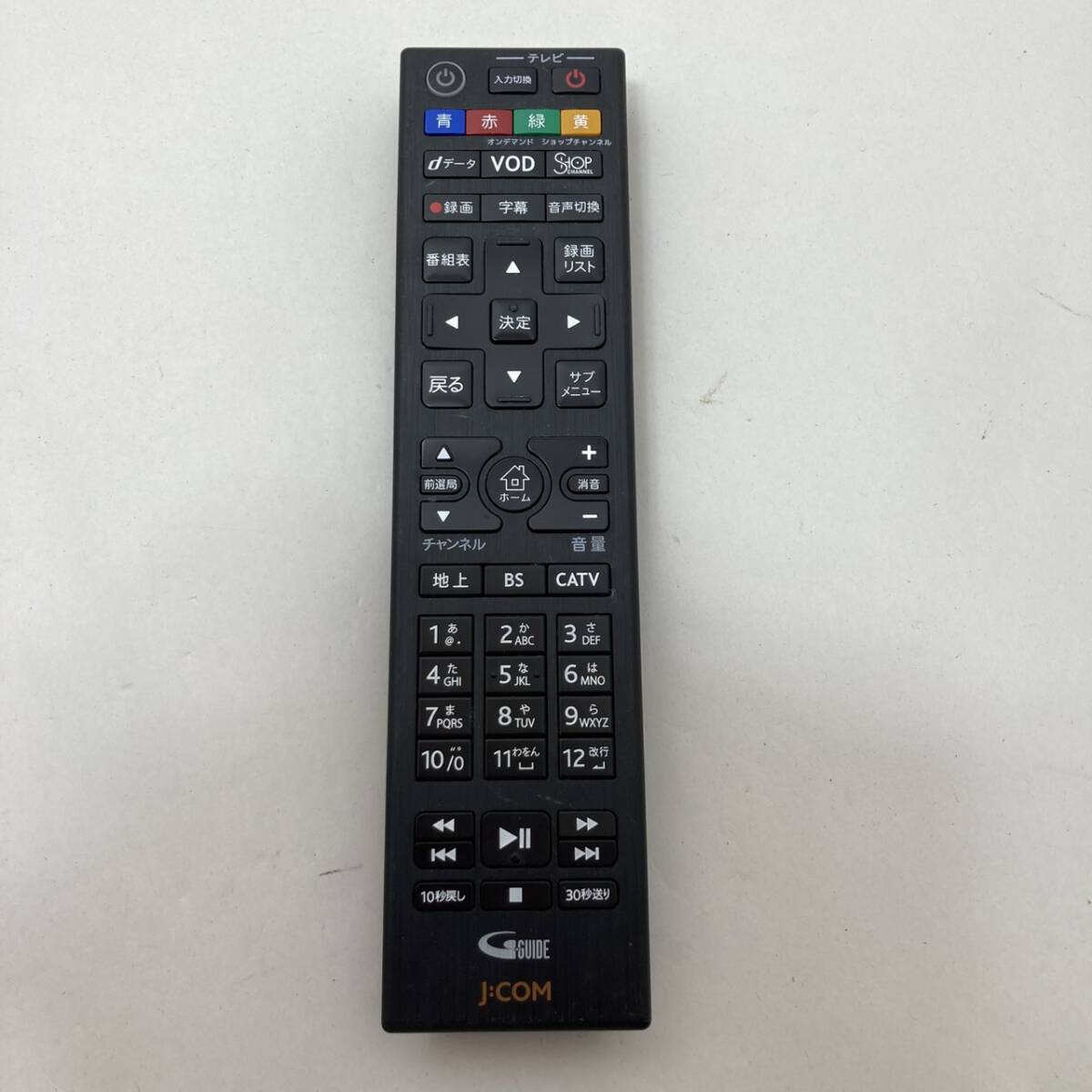 【ジェイコム 純正 リモコン 24P14】動作保証 即日発送 060-236500020 J:COM VOD チューナー拍卖