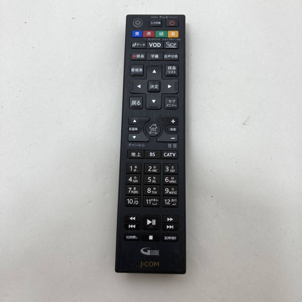 【ジェイコム 純正 リモコン 24P22】動作保証 即日発送 060-236500020 J:COM VOD チューナー拍卖