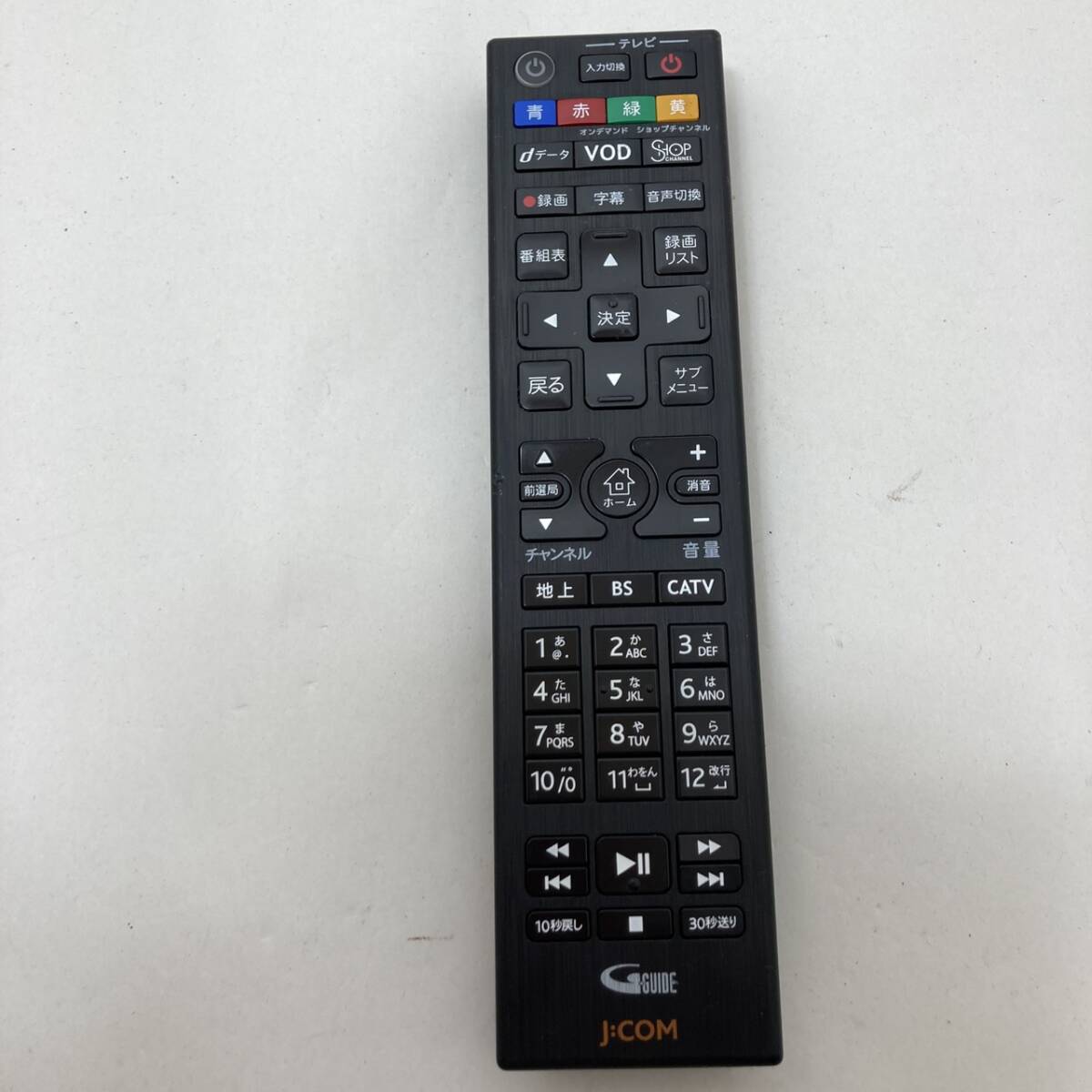 【ジェイコム 純正 リモコン 24P24】動作保証 即日発送 060-236500020 J:COM VOD チューナー拍卖
