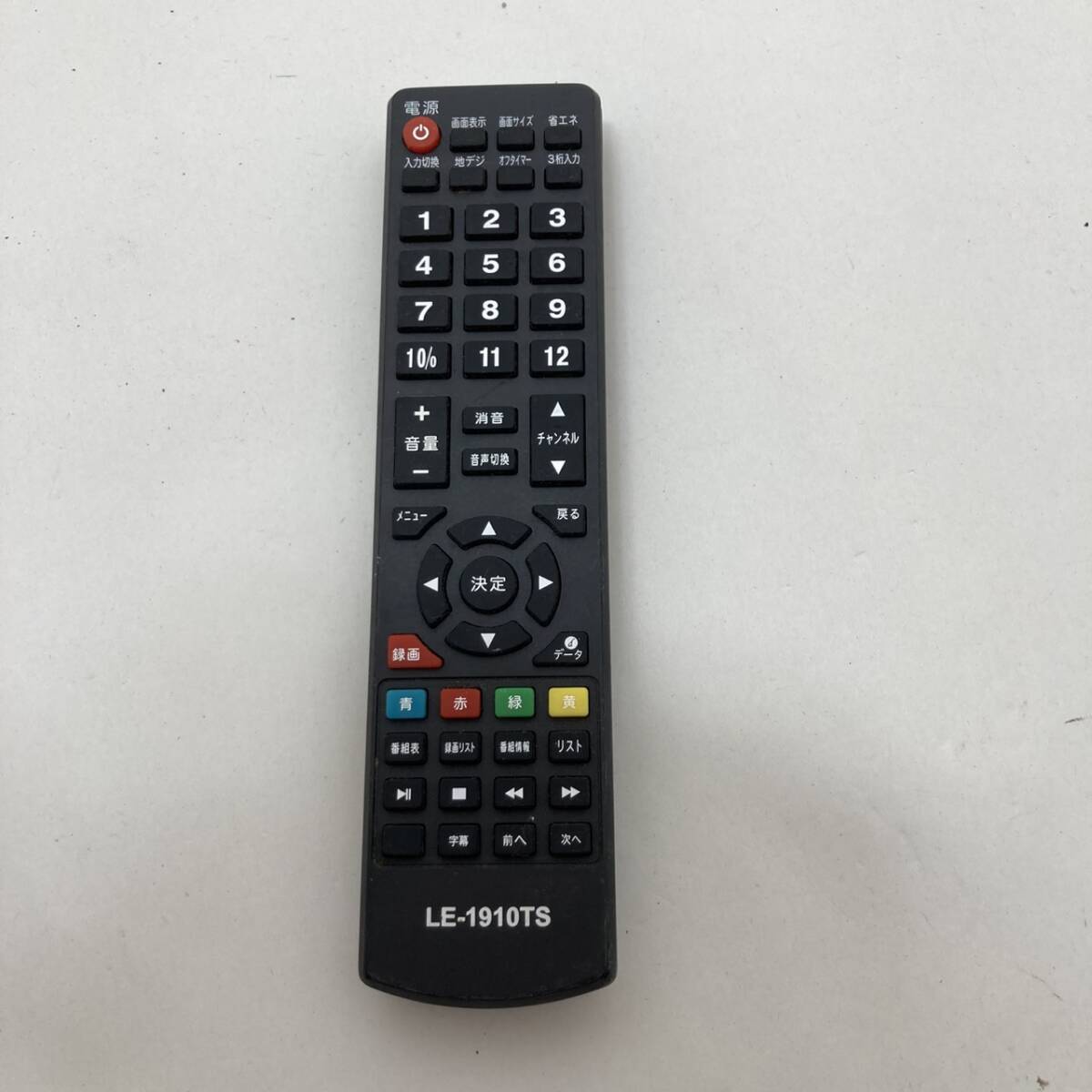 【TEES 純正 リモコン 24R18】動作保証 即日発送 LE-1910TS テレビリモコン ティーズ拍卖
