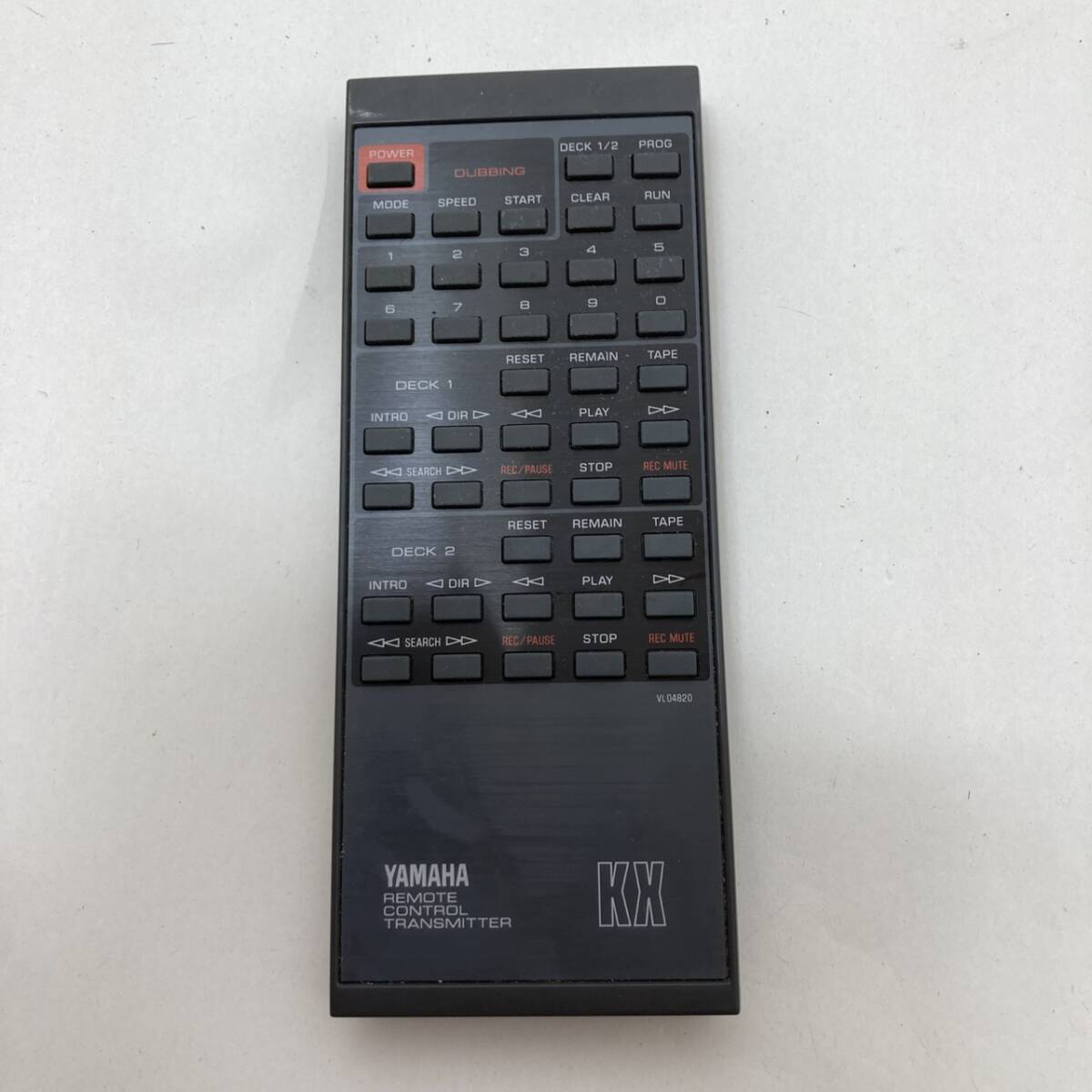 【ヤマハ 純正 リモコン 24W26】保証 早発送 YAMAHA リモコン VL04820 Wカセットデッキ KX-T950 用 テープレコーダー拍卖