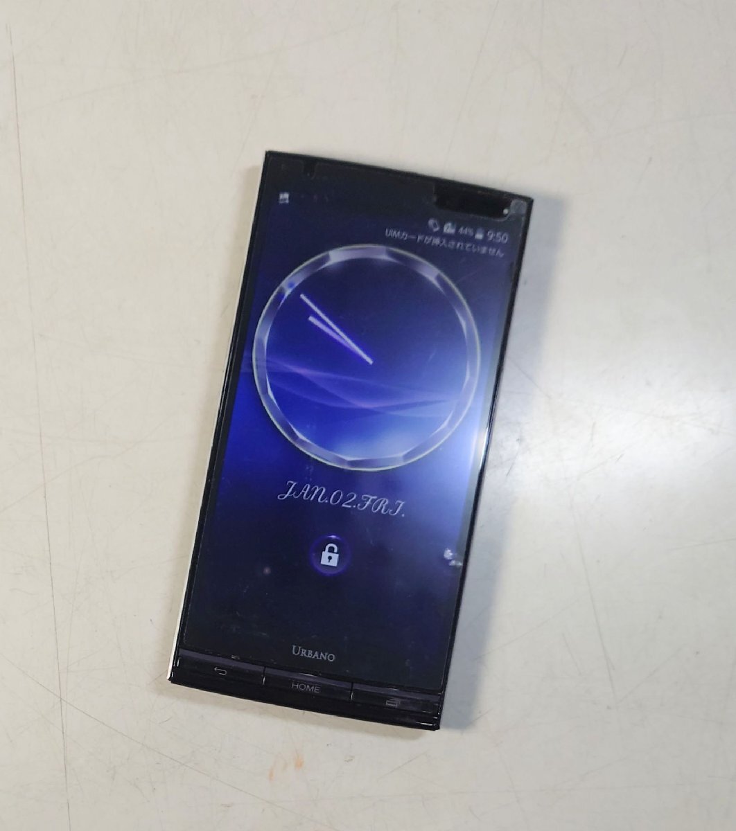 KN5486 【現状品】 スマートフォン スマホ android アンドロイド au KYY23 初期化済 URBANO拍卖
