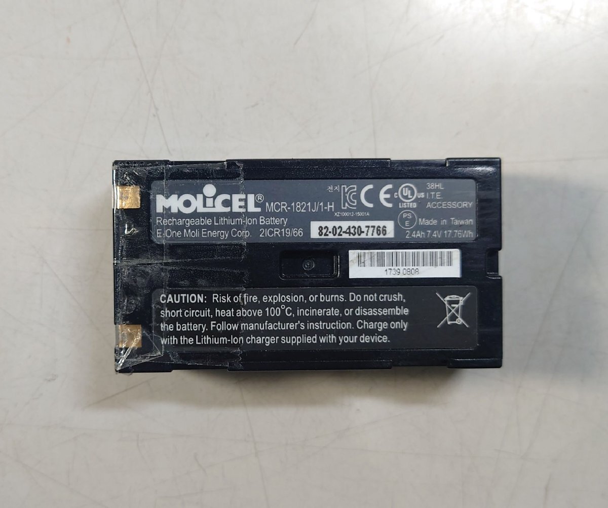 KN5401 【現状品】MOLiCEL MCR-1821J/1-H 互換バッテリー Rechargeble Lithinm-Ion Battery拍卖