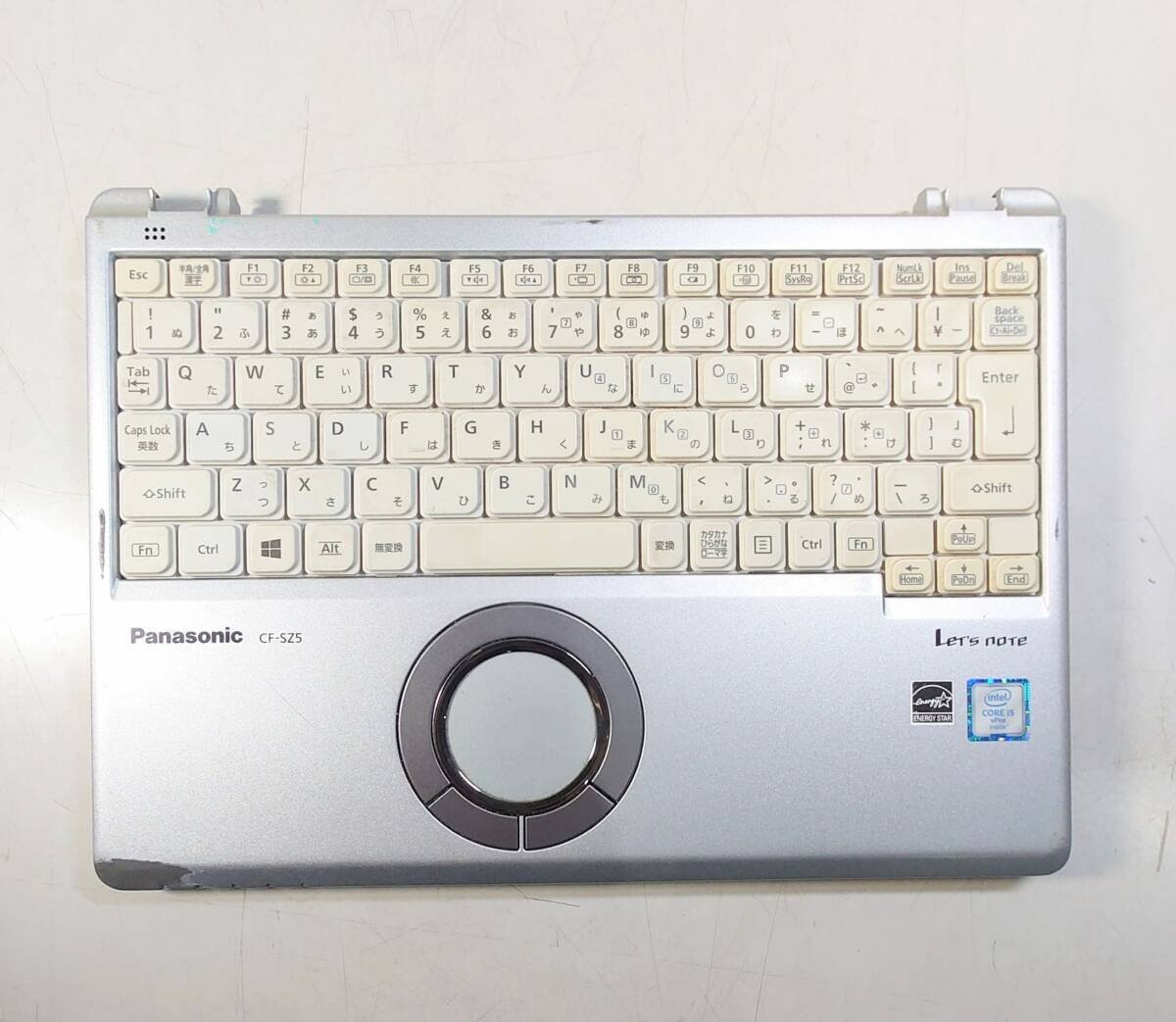 KN5196 【ジャンク】 パームレストキーボード Panasonic レッツノート CF-SZ5 など用拍卖