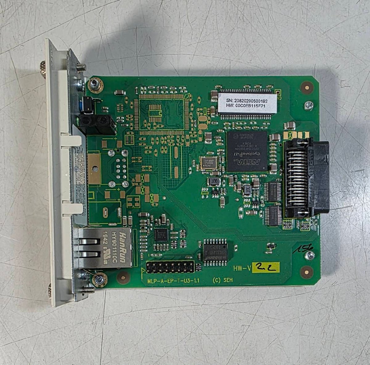 KN5664 【現状品】 電子部品 電子基盤 基板 ALTERA Cycloney HanRun HY901110C MLP-A-EP-T-U3-1.1拍卖