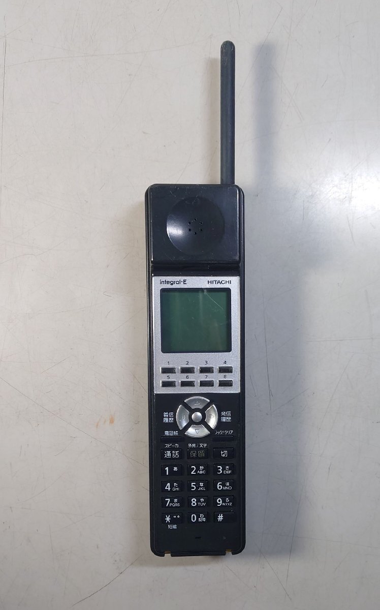 KN5474 【ジャンク品】 HITACHI/日立 integral-Eシリーズ デジタルコードレス電話機 子機のみ ET-8iE-CLS拍卖