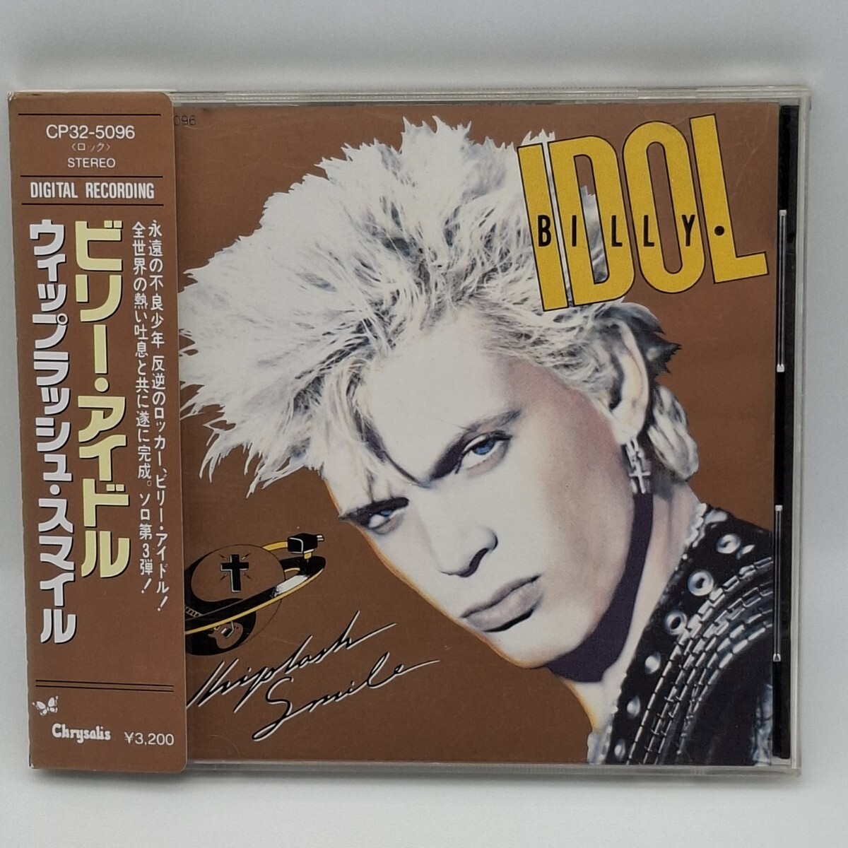 C-1193★中古CD 帯付 旧規格 3200円盤★ビリー・アイドル / ウィップラッシュ・スマイル BILLY IDOL WHIPLASH SMILE CP32-5096拍卖