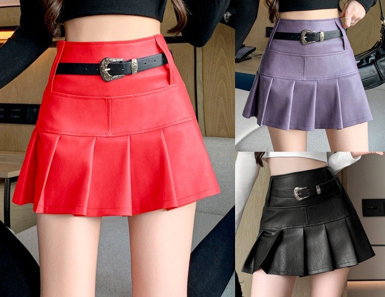 ミニスカート ショートスカート ボトムス フリル シンプル カジュアル かわいい レディース XL ブラック拍卖