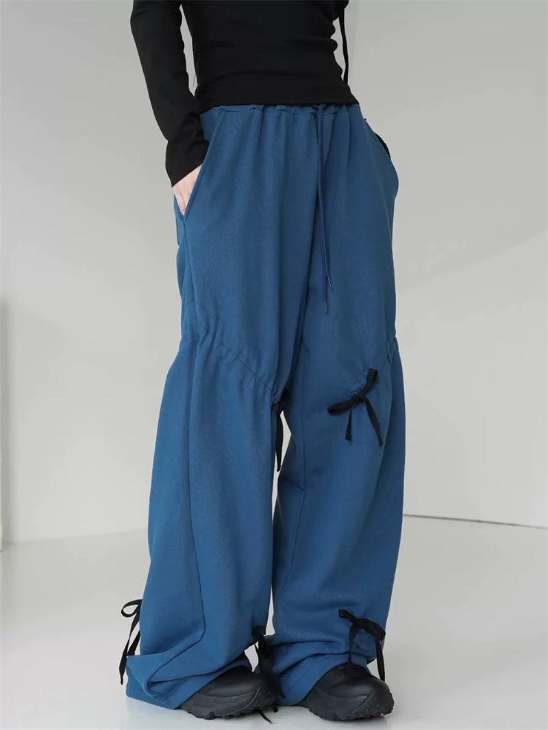 カジュアル 人気 おしゃれ ボトムス ロングパンツ 裏起毛 ブルー拍卖