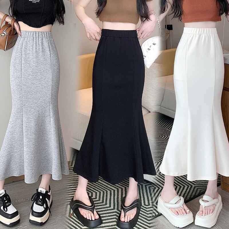 全3色 スカート タイトスカート フリル ハイウエスト スリム 着痩せ sweet系 XL ホワイト拍卖