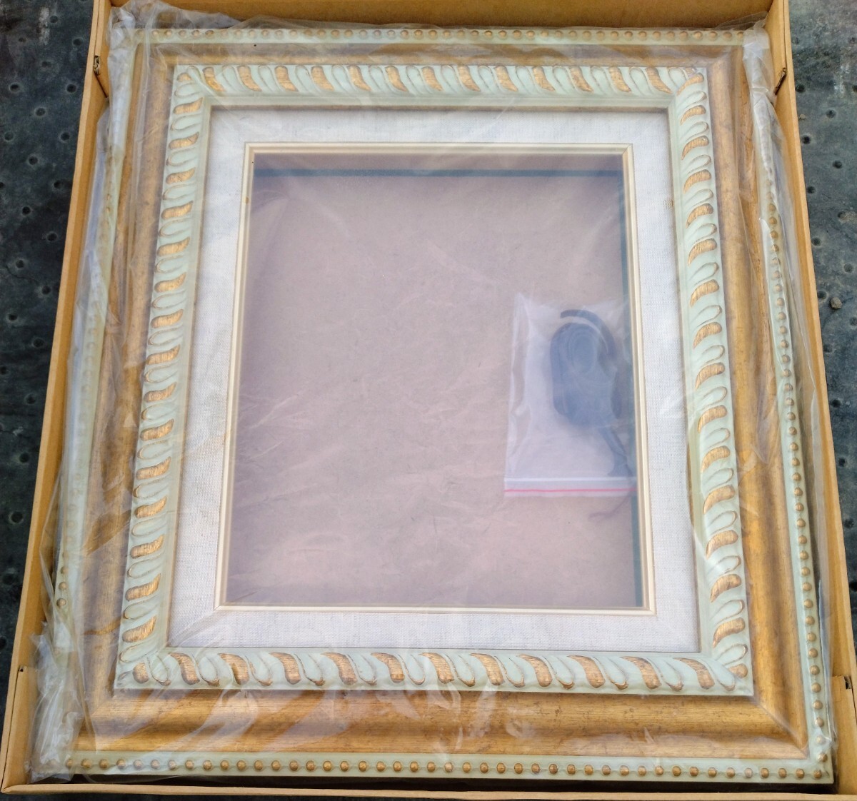 【F3】 額縁 ゴールド 油彩額 油彩額縁 空額 アートフレーム 油彩画 インテリア 未使用拍卖