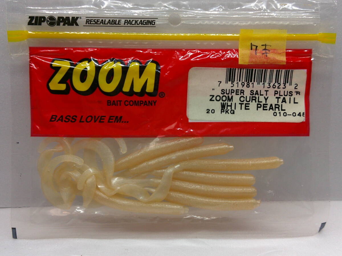 ☆ZOOM スーパーソルトプラス Cテール カーリーテール ホワイトパール 中古残7本拍卖