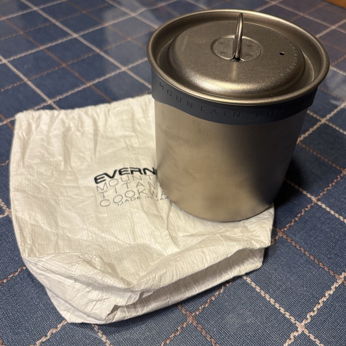 EVERNER エバニュー Ti SOLO pot NH クッカー チタン UL 一度使用の美品 登山 キャンプ拍卖