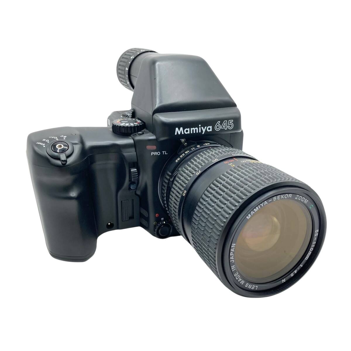 MAMIYA 645 PRO TL / SEKOR ZOOM C 55-110mm F4.5 N マミヤ 中判カメラ フィルムカメラ レンズ グリップ //321916拍卖