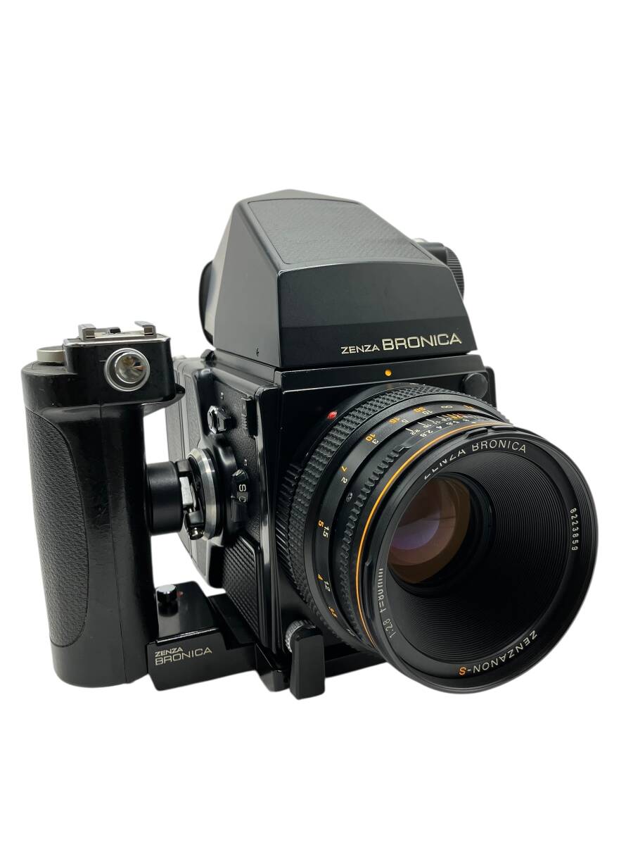 ZENZA BRONICA SQ-A / ZENZANON-S 80mm F2.8 / ゼンザ ブロニカ 中判 フィルムカメラ プリズムファインダー グリップ付き // KG321609拍卖