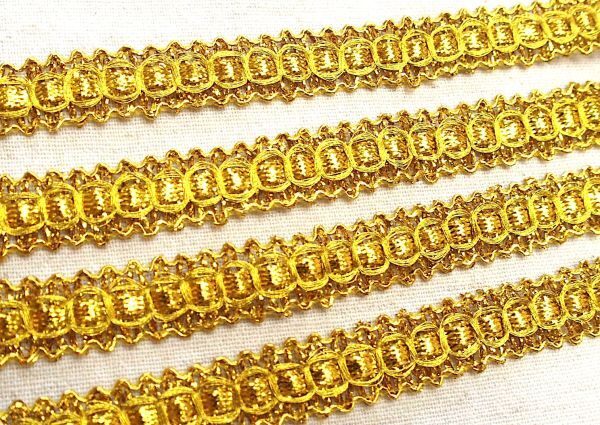 即決 ! 0.5mより トリムテープ 金 ゴールド メタリック☆ブレード カルトナージュ拍卖