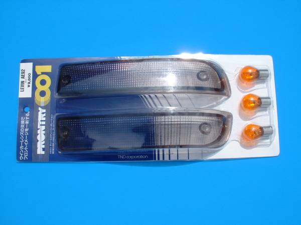 ☆トヨタ☆AE92レビン☆フロントスモークウインカーレンズ☆新品☆車検対応品☆TRD☆旧車☆4AG☆レビン☆ウインカーレンズ拍卖