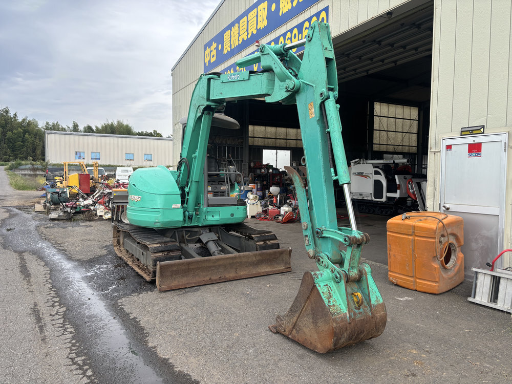 【茨城県常総市】クボタ ユンボ RX503S 使用時間4449h ディーゼル 油圧ショベル 動作確認動画あり拍卖