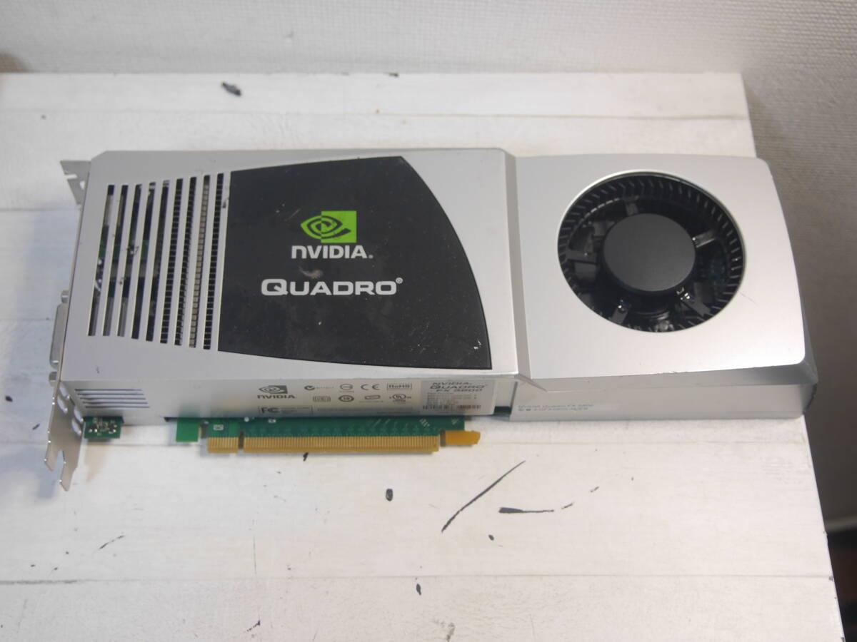 NVIDIA Quadro FX 5800 4G グラフィックボード/ビデオカード PCI-E DP/DVI拍卖