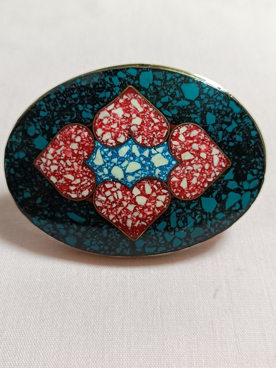 七宝焼 バックル 美術品 尾錠 ヴィンテージ ベルトバックル アンティーク 美術工芸品 Buckle ハンドメイド レアcloisonne enamerl 希少拍卖