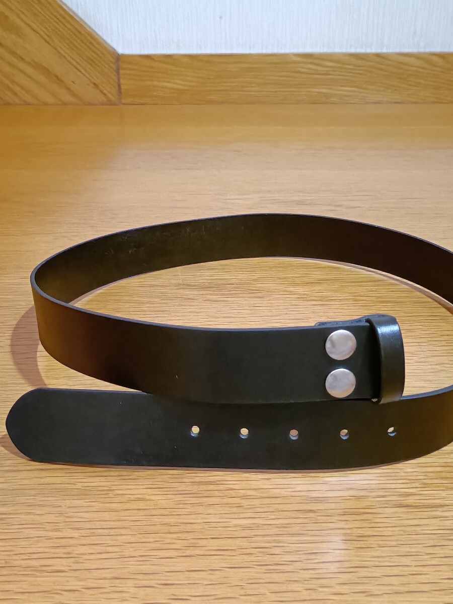 レザー 牛革ベルト交換用 バックルなし ブラックgenuin leather 革細工 レザークラフト 革工芸 装飾品 アメカジ ウエスタン スタイル 雑貨拍卖