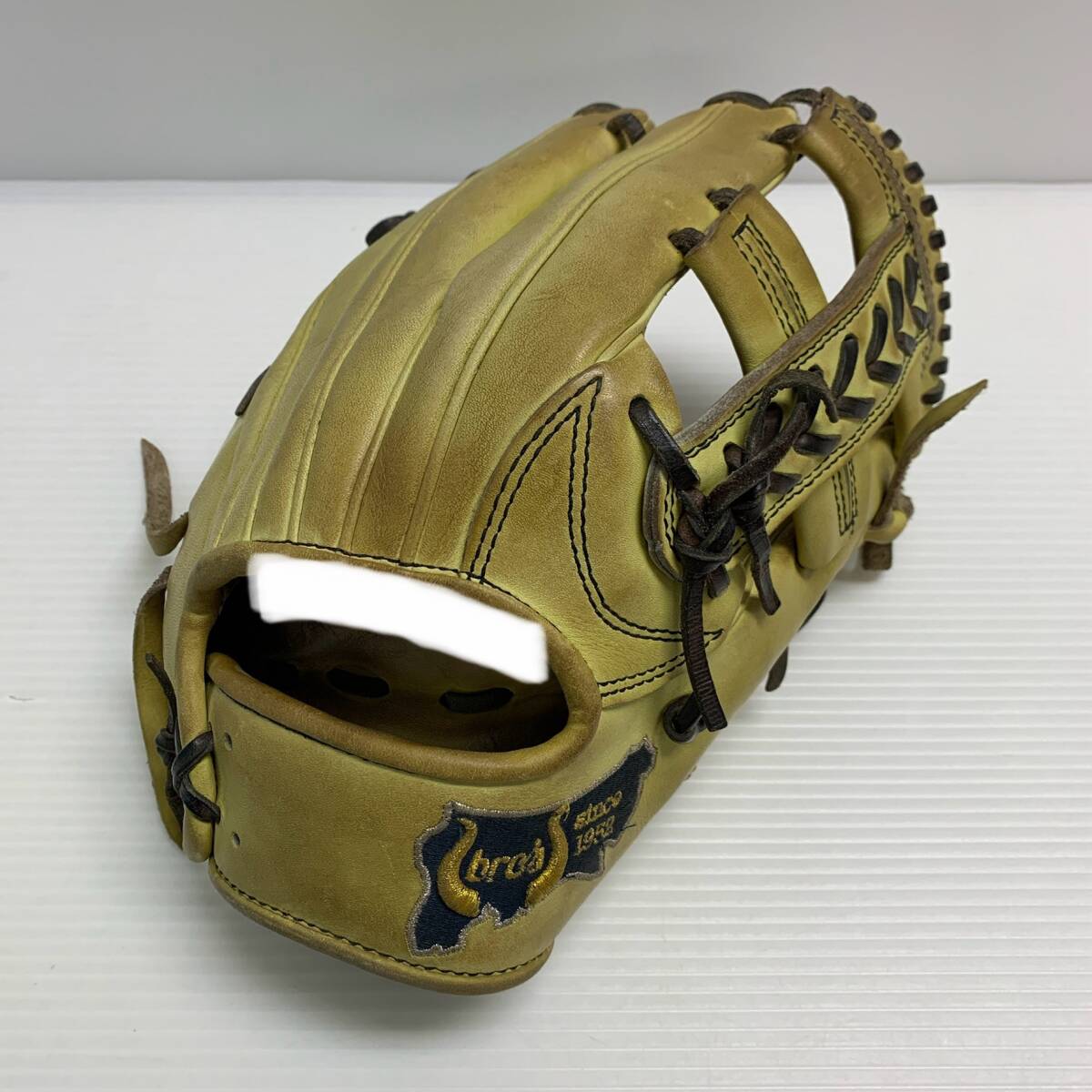 bro's ブロズ 吉川清商店 少年軟式 子ども 内野手用 グローブ グラブ 右投げ 中古品 野球 6330拍卖