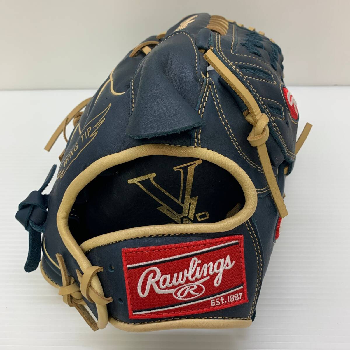 ローリングス Rawlings ハイパーテックR2G 軟式 大人 一般 内野手用 グローブ グラブ 右投げ GR1HTCA15W 中古品 野球 6367拍卖