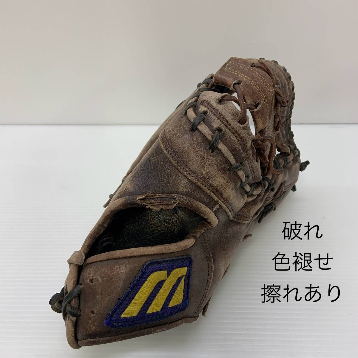 ミズノ MIZUNO 硬式 大人 一般 ファーストミット 一塁手 グローブ グラブ 右投げ 中古品 野球 6391拍卖