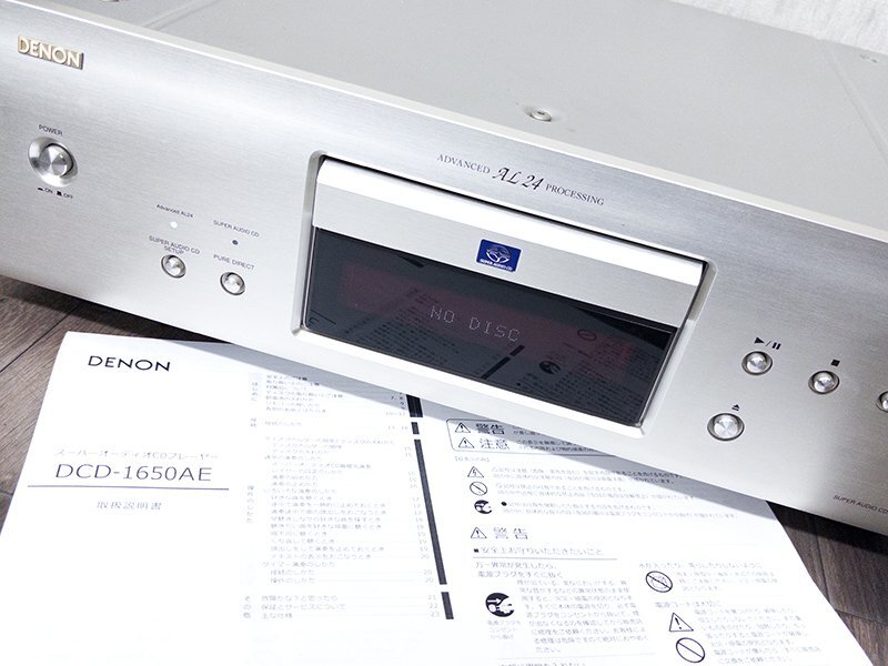 3R6426■DENON DCD-1650AE CD/SACDプレイヤー デノン Advanced AL24 Processing搭載■拍卖