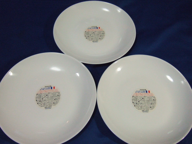 ヤマザキ 春のパン祭り  白いフレンチディッシュ 3個 処分価格⑬拍卖