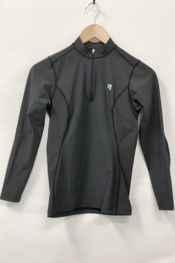 【送料無料】東京)fine track ファイントラック ラピッドラッシュジップネック レディース Mサイズ ダークグレー系拍卖