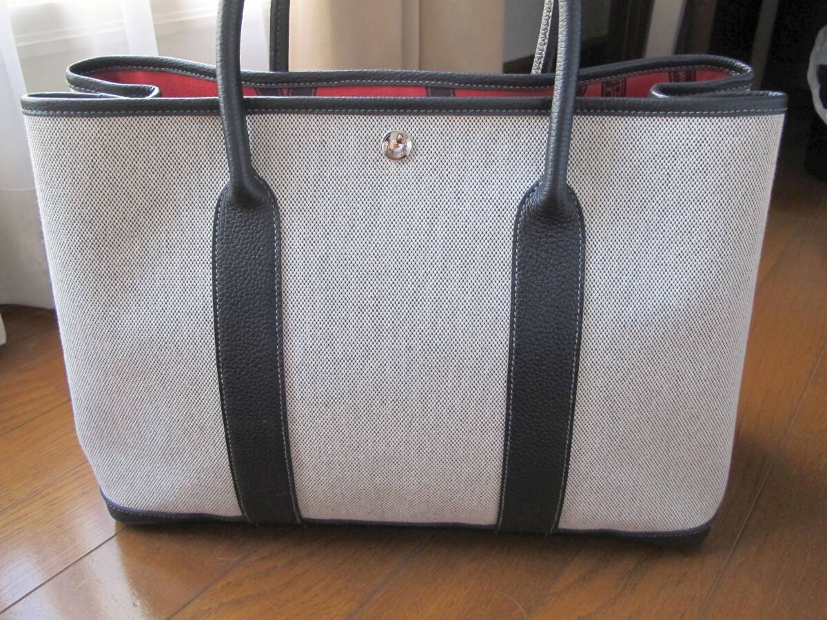 HERMESエルメスバッグガーデンパーティーグレー拍卖