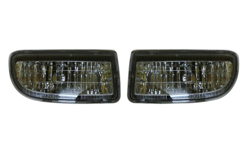 DEPO製 トヨタ ランドクルーザー ランクル 100系 フロント フォグライト フォグランプ クローム メッキ 左右 フォグ 212-2018P-AE拍卖