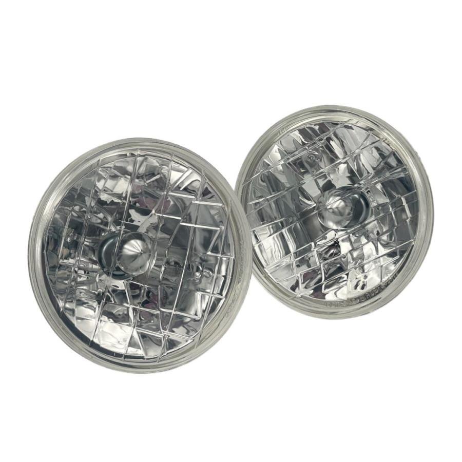 丸目2灯 クリスタル ヘッドランプ ヘッドライト 汎用 ランドクルーザー プラド ジムニー エブリイ ハイゼット ラングラー A10-UN3314C拍卖