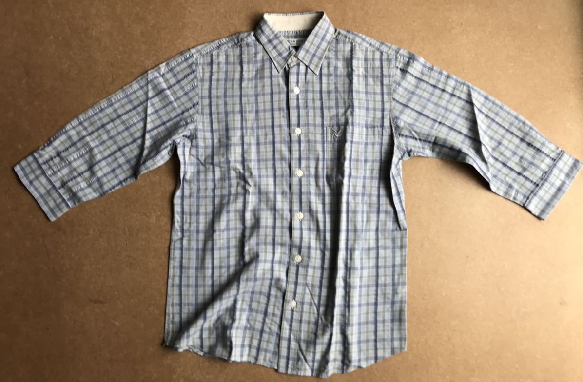 LYLE&SCOTT BLACK LABEL BDシャツ ポケット グリーン ブルー ライルアンドスコット ブラックレーベル チェック柄 ゴルフ拍卖