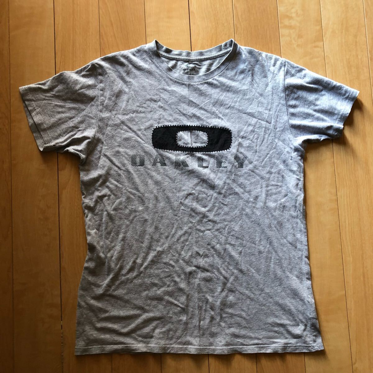00年代 オークリー ロゴTシャツ 226-1-80 グレー M スポーツ アスリート拍卖