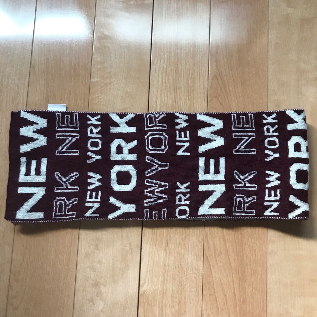 ビームスボーイ マフラー 532-1-409 英字ロゴ拍卖