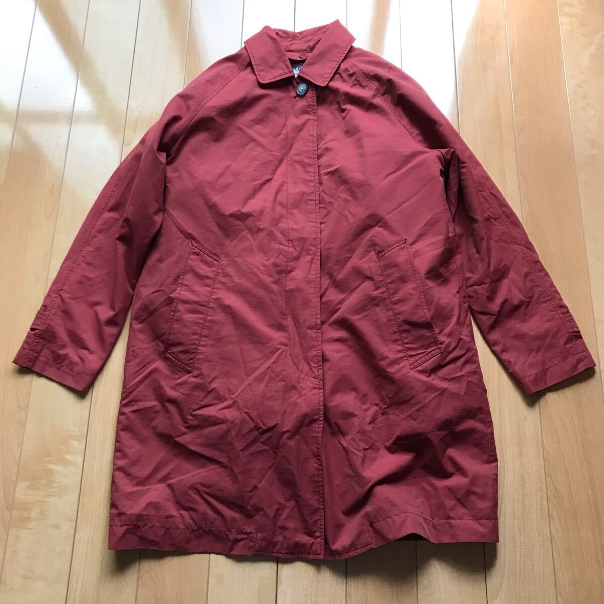 コーエン ステンカラーコート 152-6-313 レディース L ボルドー拍卖