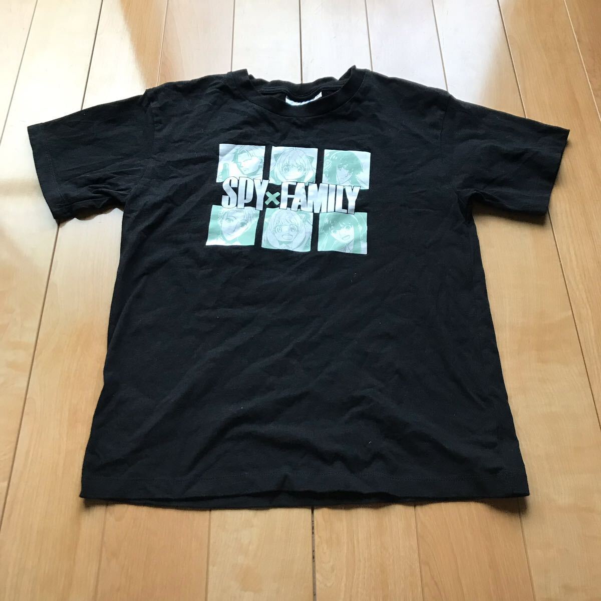スパイファミリー プリントTシャツ 126-1-325 レディース M ブラック 漫画 ジャンプ拍卖