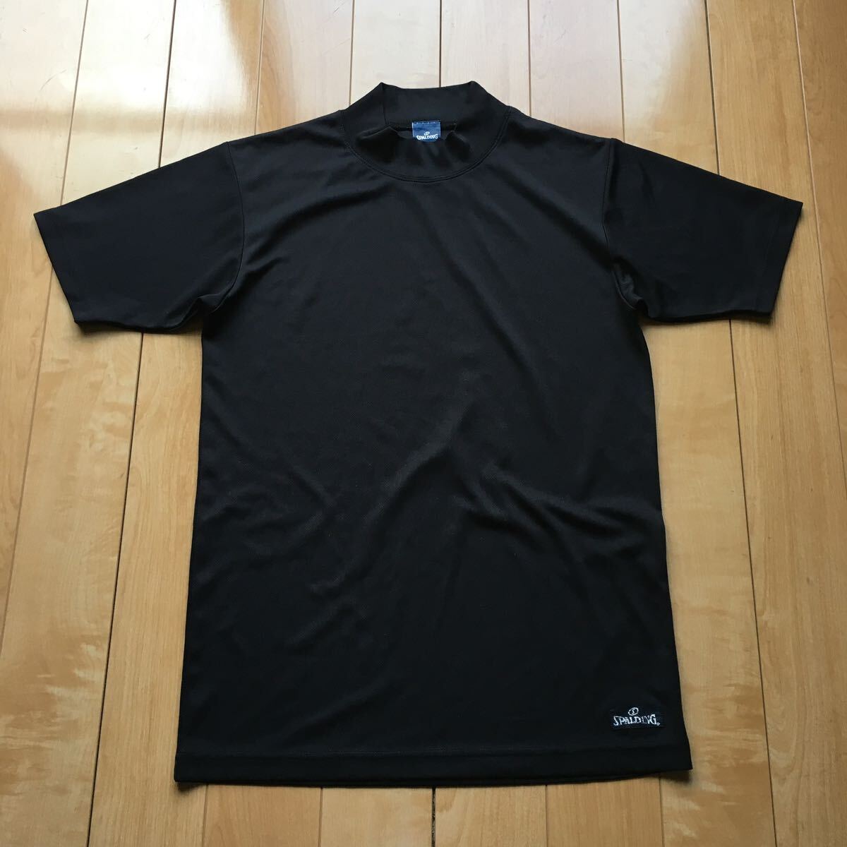 スポルディング モックネックシャツ 171-1-322 メンズ M ブラック拍卖