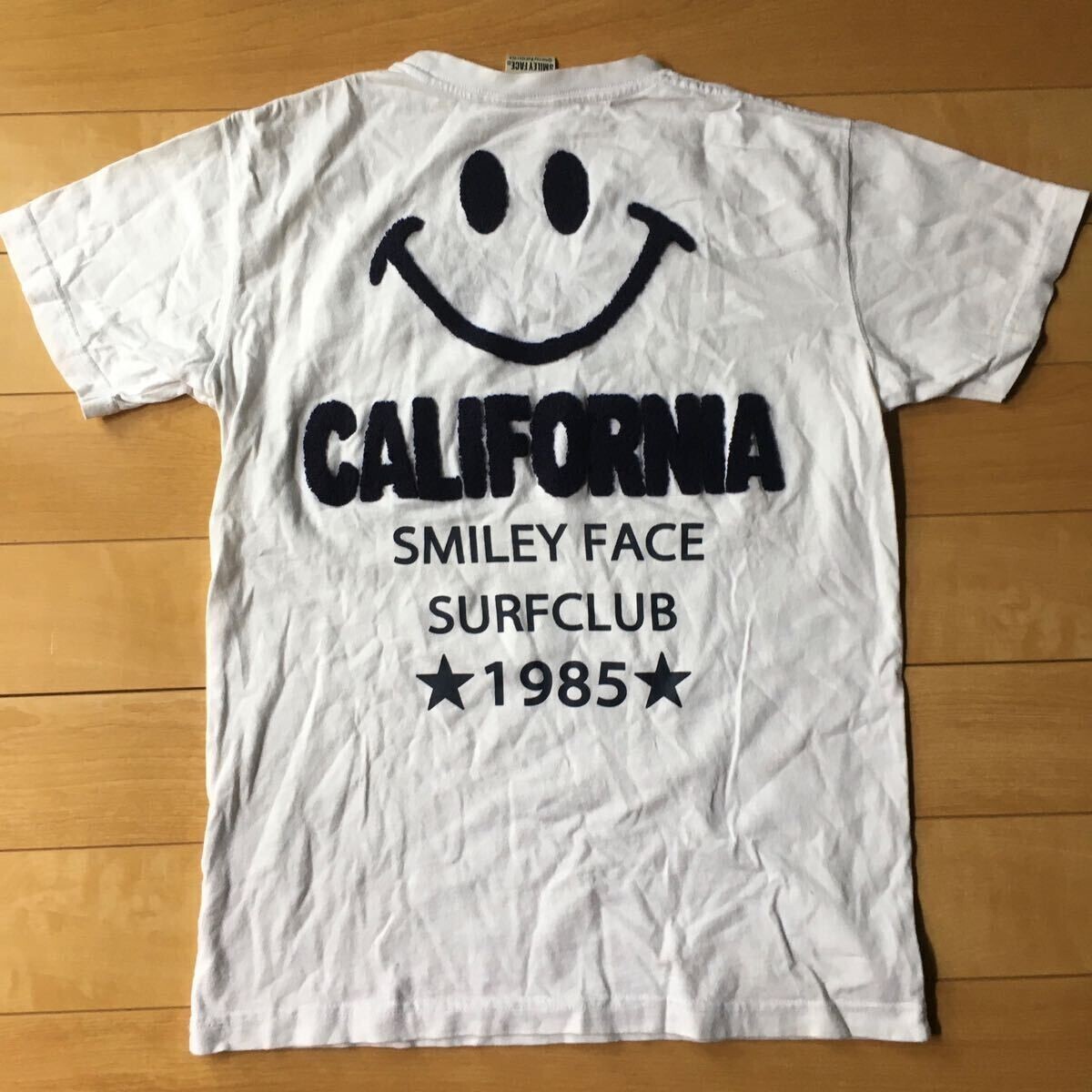 スマイリーフェイス Tシャツ 538-1-343 メンズ M ホワイト拍卖