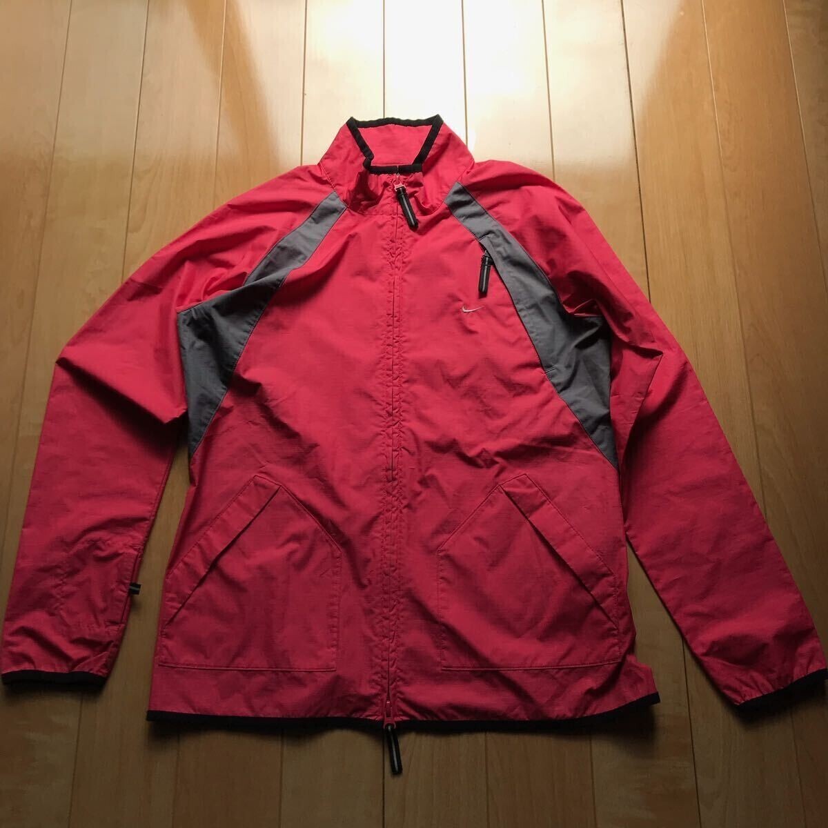 ナイキ クライマフィット ジップアップブルゾン 558-1-314 レディース M ピンク グレー拍卖
